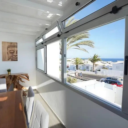 Apartmán Rooftop Sea View With Jacuzzi And A/c Puerto del Carmen (Lanzarote)